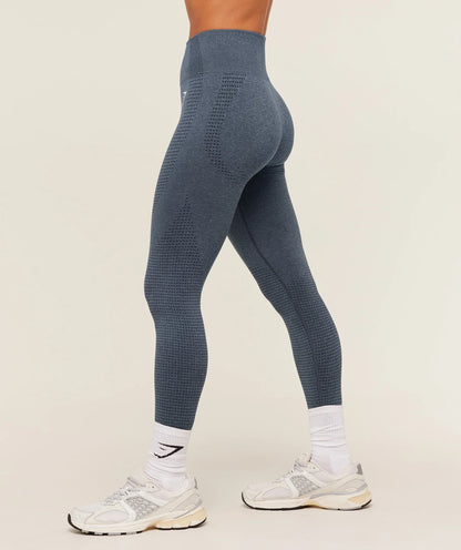 Gymshark Vital Seamless 2.0 Leggings - Stealth Blue/ Marl