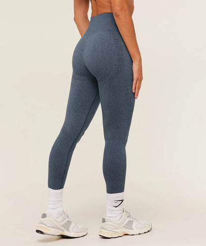 Gymshark Vital Seamless 2.0 Leggings - Stealth Blue/ Marl