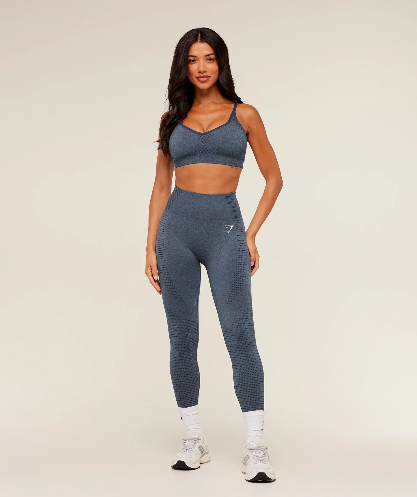 Gymshark Vital Seamless 2.0 Leggings - Stealth Blue/ Marl