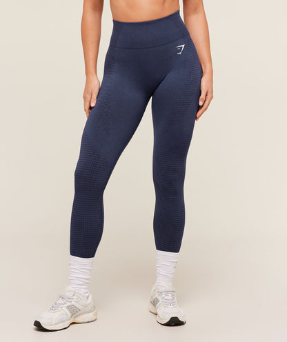 Gymshark Vital Seamless 2.0 Leggings - Heavy Blue Marl