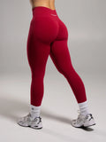 Pump Mid Rise Legging - Scarlet | Workout Leggings | Alphalete
